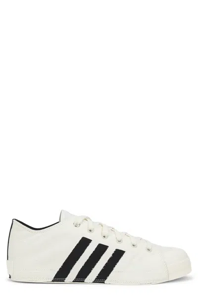 Y-3 Three Stripes Sneakers In White