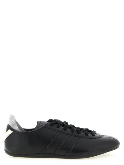 Y-3 Tokyo Black Leather Sneakers In Multi