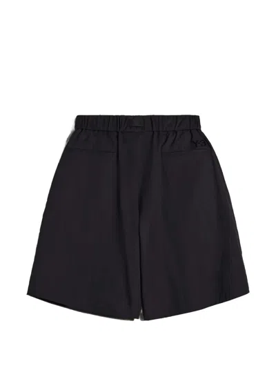 Y-3 Ut Belted Shorts In Black