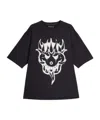 Y-3 Cotton Crew Neck Graphic Print T-shirt In Black