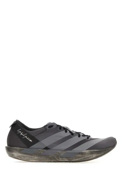 Y3 Yamamoto Slate Fabric Y3 Adios 9 Sneakers In Black