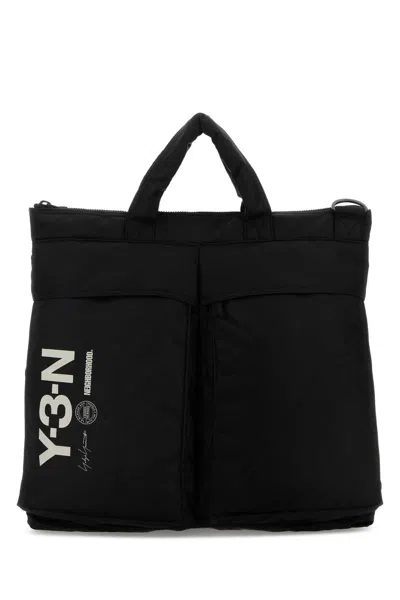 Y3 Yamamoto Black Fabric Shopping Bag