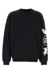 Y3 Yamamoto Oversize Crew Neck Sweatshirt With Graphic Print
