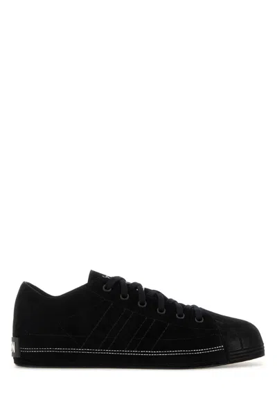 Y3 Yamamoto Nizzastar Suede Sneaker In Black