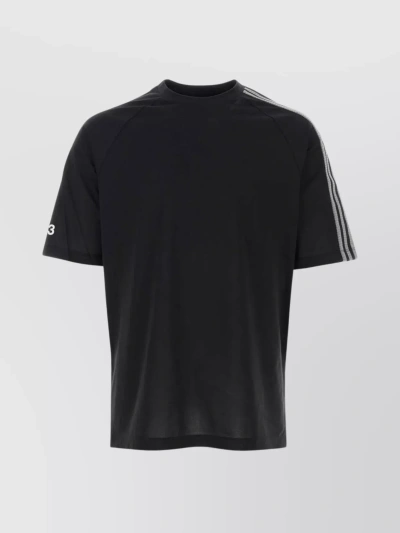 Y3 Yamamoto Oversize Crew Neck T-shirt In Black