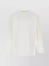 Y3 Yamamoto Oversize Crew Neck T-shirt With Graphic Print In White
