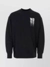 Y3 YAMAMOTO RIBBED CREWNECK SWEATER WITH HEM AND CUFFS