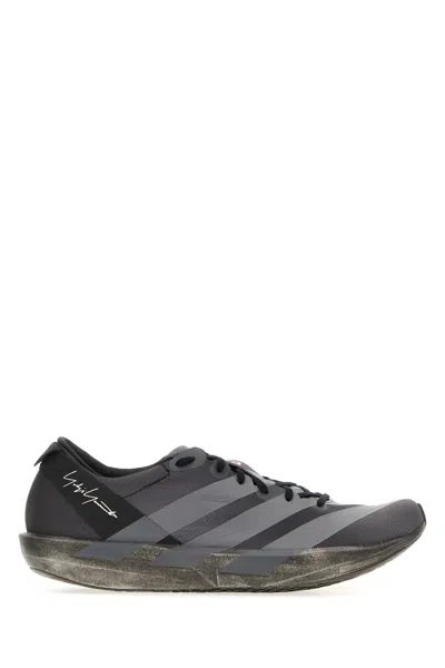 Y3 Yamamoto Slate Fabric Y3 Adios 9 Sneakers In Black