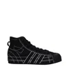 Y3 Yamamoto Sneakers Nizza Men's Fabric Black/white In Black