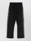 Y3 YAMAMOTO STRETCH NYLON BLEND JOGGERS WITH SIDE STRIPES