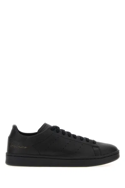 Y3 Yamamoto Unisex Leather Stan Smith Sneaker In Black