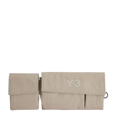 Y-3 Yohji Yamamoto Multi Pocket Waist Pouch In Brown