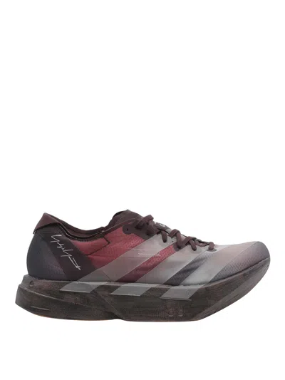 Y-3 Red Colour Block Trainers In Multi