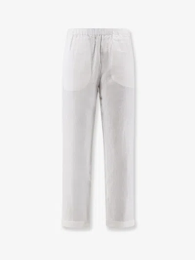 Y-81 Linen Trousers In White