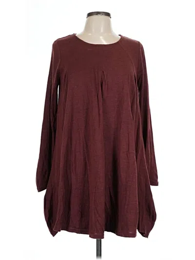 Pre-owned Ya Los Angeles 3/4 Sleeve T-shirt In Burgundy
