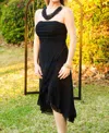 Ya Los Angeles Black Maxi Dress In Black