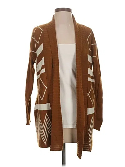 Pre-owned Ya Los Angeles Cardigan Sweater In Brown