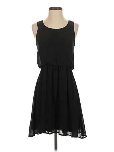 Pre-owned Ya Los Angeles Casual Dress In Black