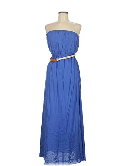 Pre-owned Ya Los Angeles Casual Dress In Blue