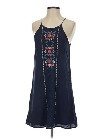 Pre-owned Ya Los Angeles Casual Dress In Blue