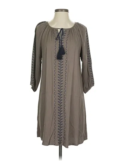 Pre-owned Ya Los Angeles Casual Dress In Gray