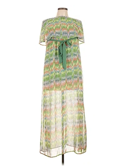 Pre-owned Ya Los Angeles Casual Dress In Green