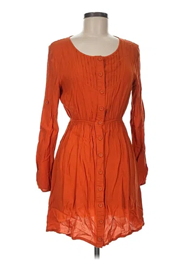 Pre-owned Ya Los Angeles Casual Dress In Orange
