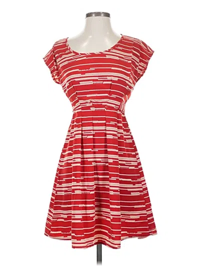 Pre-owned Ya Los Angeles Casual Dress In Red