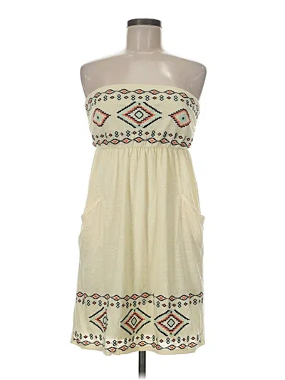 Pre-owned Ya Los Angeles Casual Dress In White