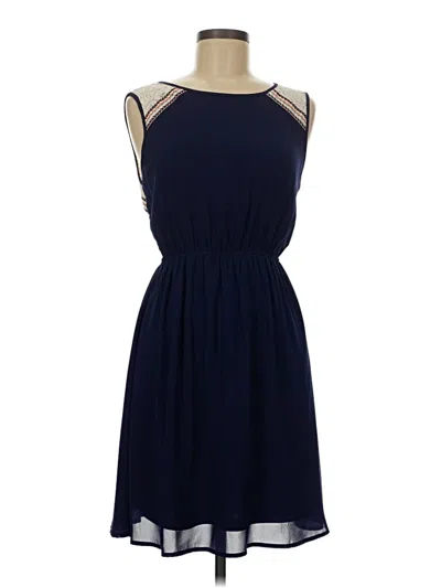 Pre-owned Ya Los Angeles Cocktail Dress In Blue