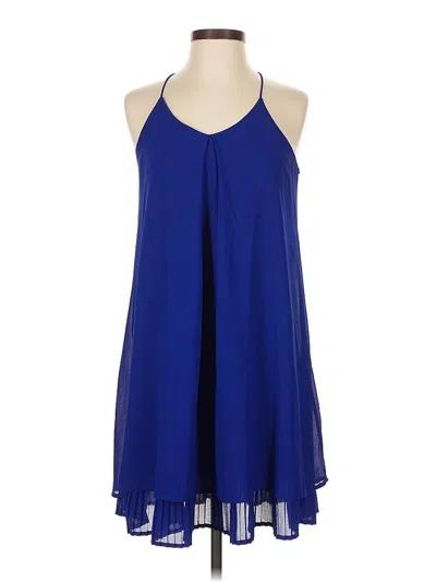 Pre-owned Ya Los Angeles Cocktail Dress In Blue
