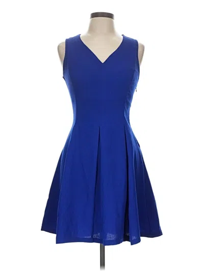 Pre-owned Ya Los Angeles Cocktail Dress In Blue