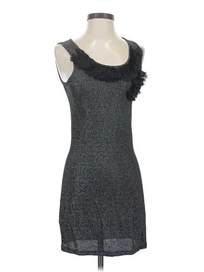 Pre-owned Ya Los Angeles Cocktail Dress In Gray