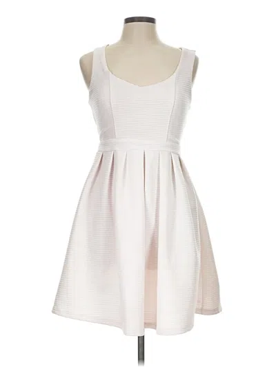 Pre-owned Ya Los Angeles Cocktail Dress In Ivory