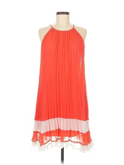 Pre-owned Ya Los Angeles Cocktail Dress In Orange