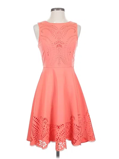 Pre-owned Ya Los Angeles Cocktail Dress In Orange