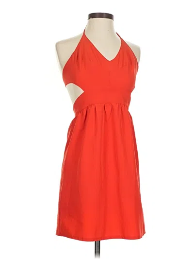 Pre-owned Ya Los Angeles Cocktail Dress In Orange