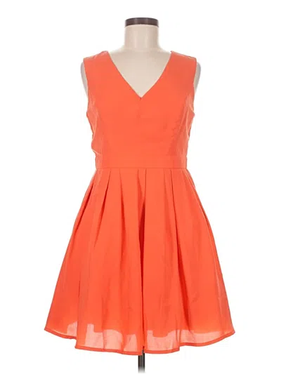 Pre-owned Ya Los Angeles Cocktail Dress In Orange