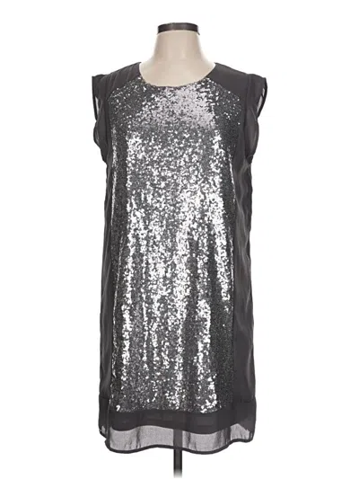 Pre-owned Ya Los Angeles Cocktail Dress In Silver