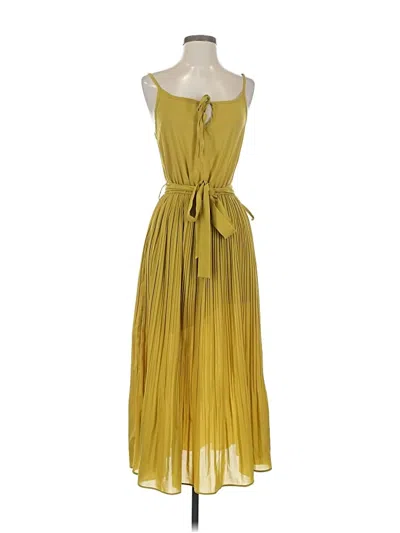 Pre-owned Ya Los Angeles Cocktail Dress In Yellow
