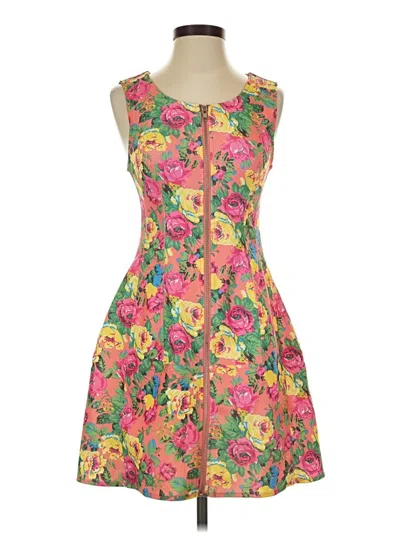 Pre-owned Ya Los Angeles Cocktail Dress In Yellow