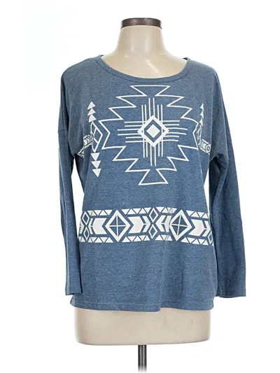 Pre-owned Ya Los Angeles Long Sleeve T-shirt In Blue