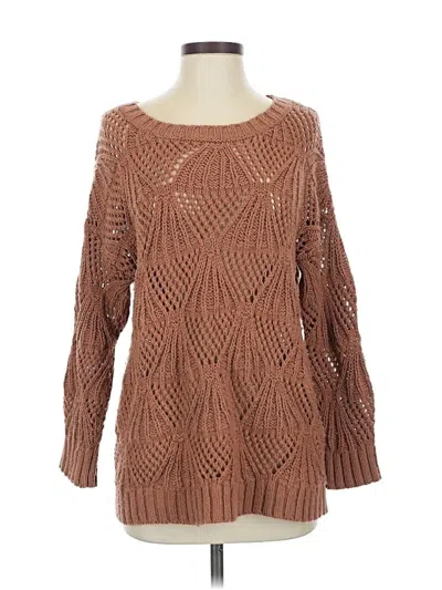 Pre-owned Ya Los Angeles Pullover Sweater In Brown