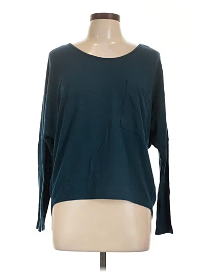 Pre-owned Ya Los Angeles Pullover Sweater In Teal