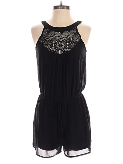 Pre-owned Ya Los Angeles Romper In Black