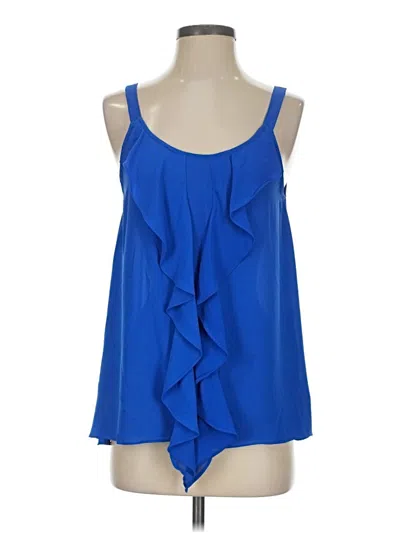Pre-owned Ya Los Angeles Sleeveless Blouse In Blue