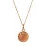 Yaa Yaa London Women's Neutrals / Gold / Yellow New Life Apricot Blush Gold Vermeil Necklace