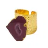 Yaa Yaa London Women's Red Raspberry Mega Gemstone Gold Statement Ring In Red