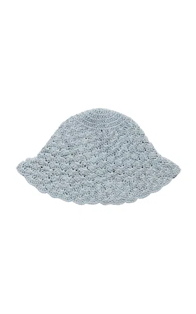Yaarn Sunhat Sienna 6-12m 12-18m In Blue