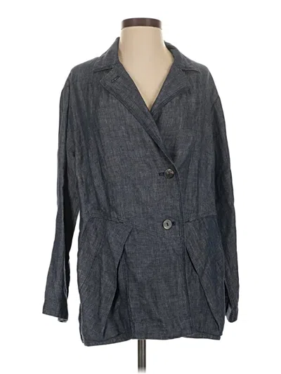 Pre-owned Yacco Maricard Blazer Jacket In Blue